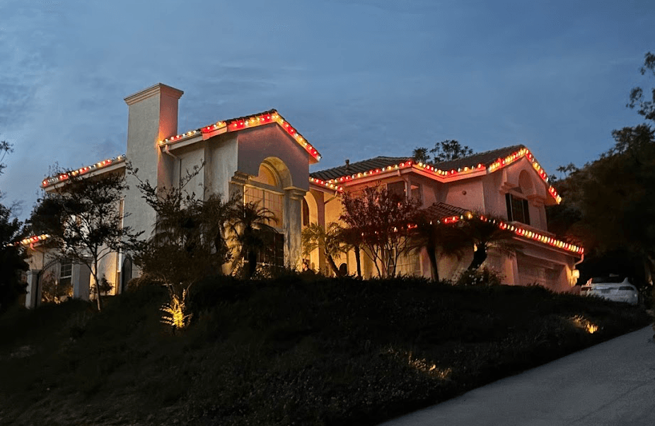 Christmas Light Installation work in Sugar Land, Texas