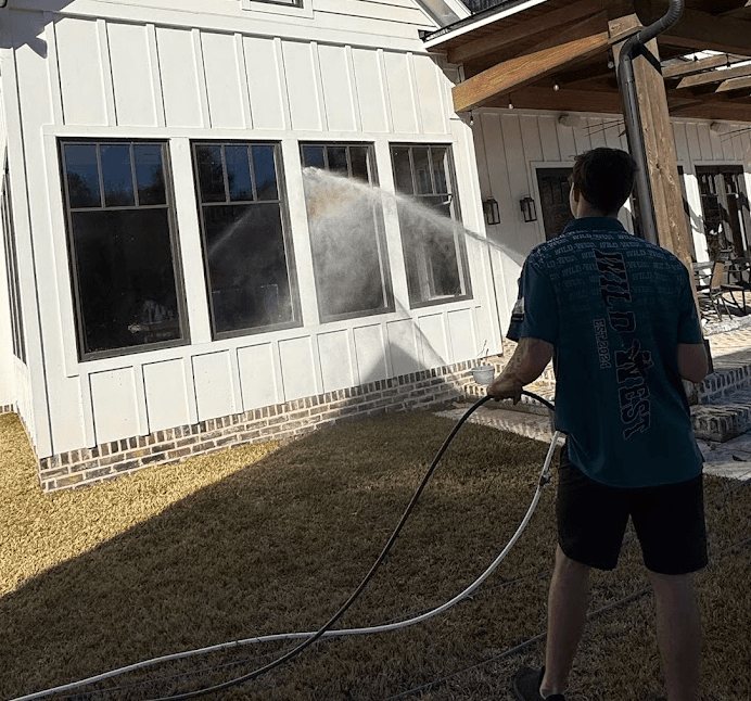 Soft Washing work in Memorial, Texas